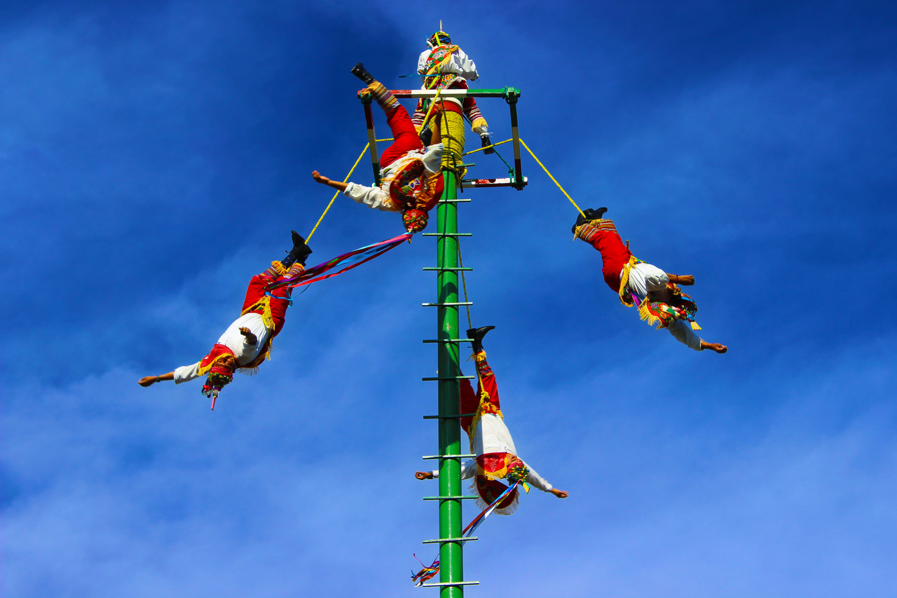 La cérémonie des "Voladores"