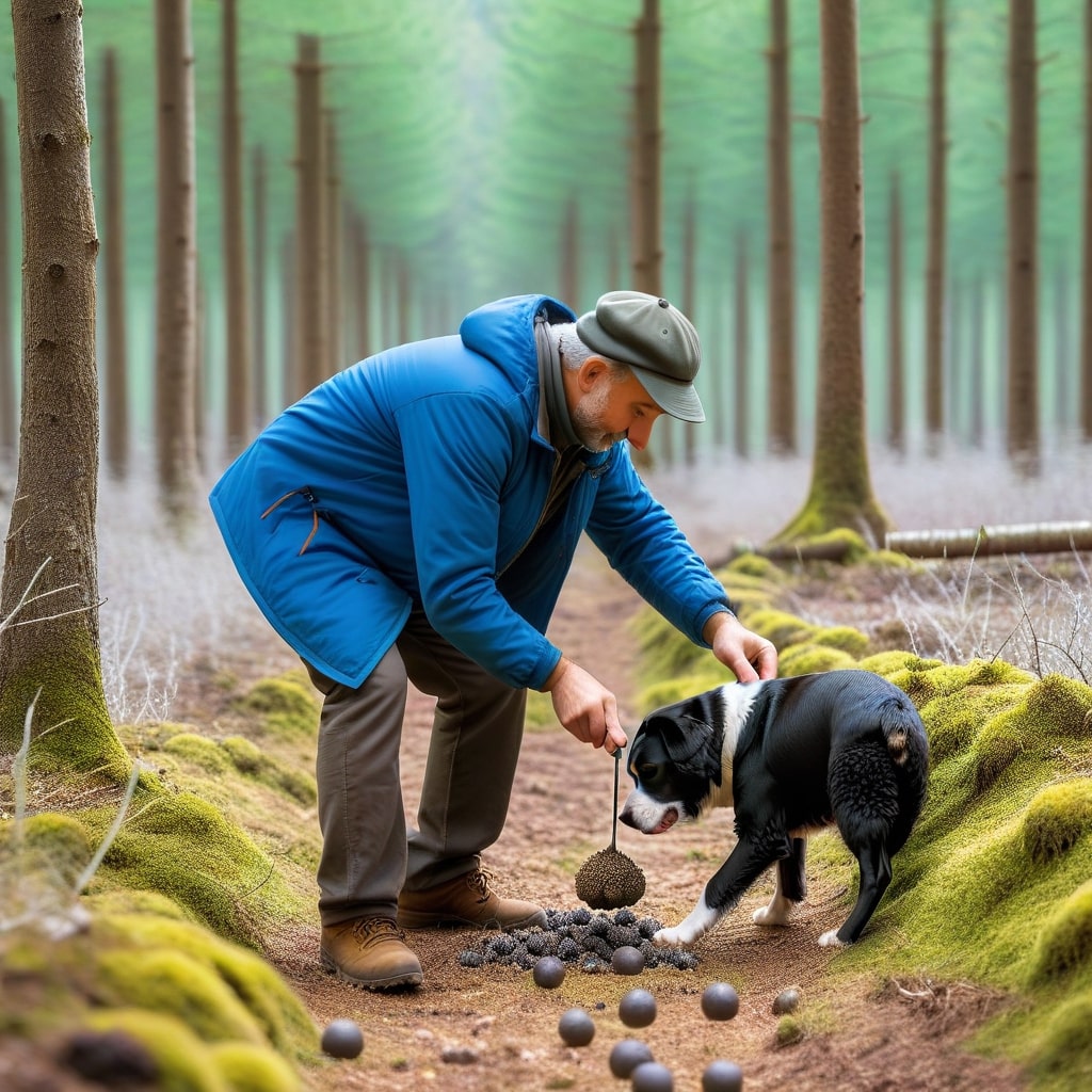 La récolte des truffes